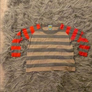 C&C California stripped cashmere sweater
